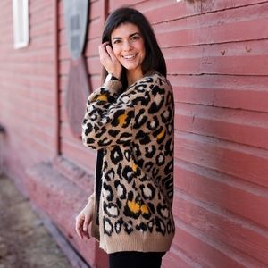 Leopard Print Cardigan